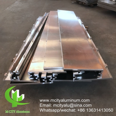 CNC aluminum cladding facade wall cladding exterior building curtain wall patterned facade ceiling
