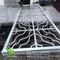 Metal aluminum laser cut panel used for window screen with frame 10mm thickness supplier