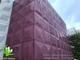 3mm Metal aluminum perforated 3D facade cladding for facade exterior cladding supplier