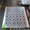 China PVDF Metal aluminum perforated sheet used for audi building exterior facade supplier