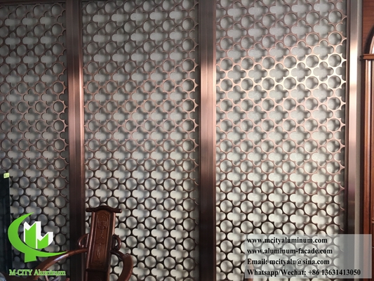 Laser Cutting Metal Cladding Panels Aluminum Screen
