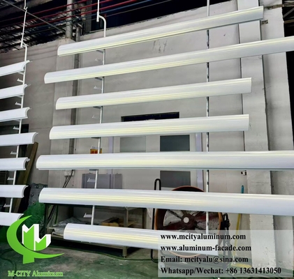 Hyperbolic Metal Facades Double Curved Panels Solid Aluminum