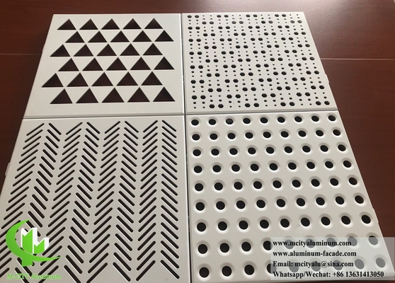 Customizable Aluminum Facade Cladding For Any Building 3D Design Perforation CNC Engraving More