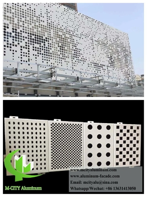 Easy Installation Perforated Aluminum Facade Panels for Architectural Cladding
