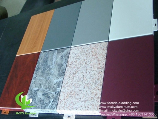 3003 2mm metal aluminum panel fluorocarbon aluminum solid panel curtain wall for facade cladding