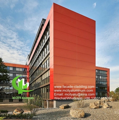 3003 3mm metal aluminum panel fluorocarbon aluminum solid panel curtain wall for facade cladding