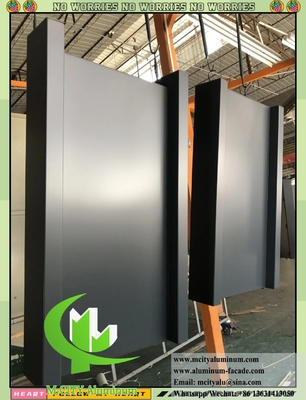 External Metal Screen Wall Panels Facade Cladding Decoration Aluminum Durable