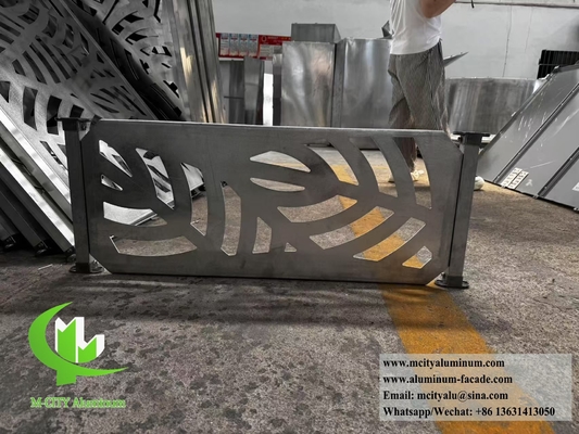 CNC cutting panel aluminum decorative sheet for fence windows with colorful painting
