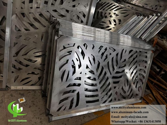 CNC cutting panel aluminum decorative sheet for fence windows with colorful painting