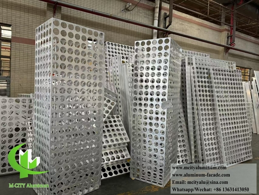 Architectural Perforated Aluminum Facade for Building Envelope