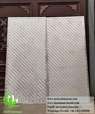 10mm Aluminum Gate Laser Cut Metal Screen Panels