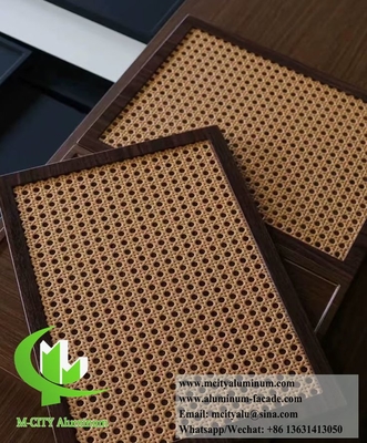 Weave Metal Screen Aluminum Perforated Sheet For Ceiling Fence Wall Cladding