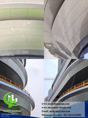 Architectural Metal facade Panel With Perforation Pattern