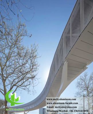 Expanded Aluminum Mesh For Building Decoration 3mm Thickness