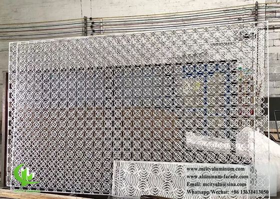 aluminum panels laser cut metal screen for fence railing facade cladding