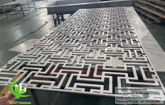 MASHRABIYA DESIGN Aluminum Screen With Laser Cut Pattern