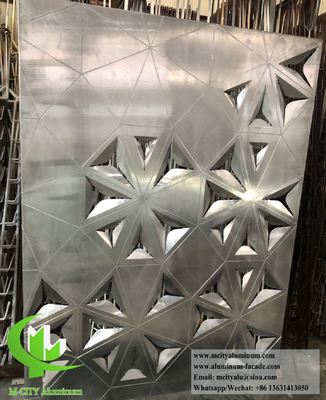 MASHRABIYA DESIGN Aluminum Screen With Laser Cut Pattern