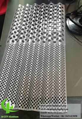 Architectural Aluminum Panel Metal Screen 3mm For Facade