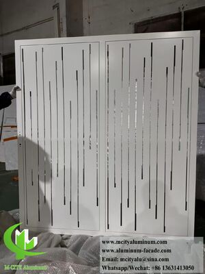 Aluminum Fence Panel Lattice Decoration Exterior Gate Door