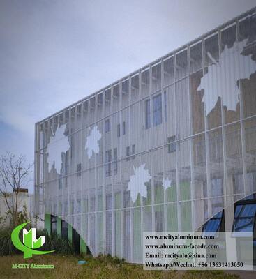 Wall panel aluminum metal screen for facades decoration