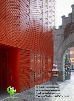 Custom Perforated Aluminum Facade Panels