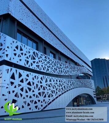 Custom Perforated Aluminum Facade Panels