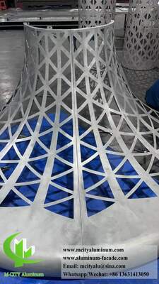 Double Curved Aluminum Facade & Column Cladding Solutions