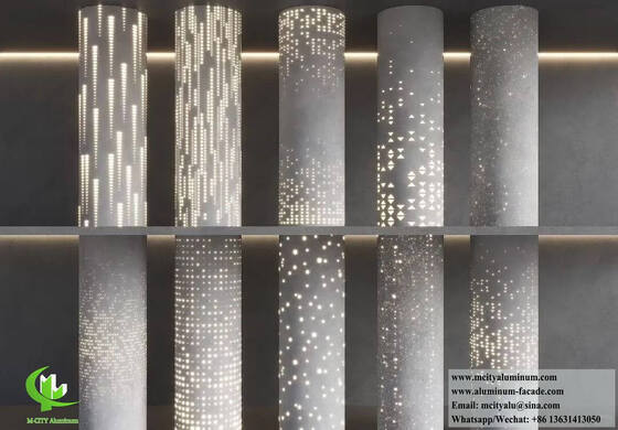 Architectural Aluminium Columns for Facades & Exterior Structures