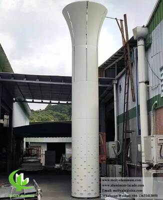 Double-Curved Aluminum Columns for Stunning Architectural Designs