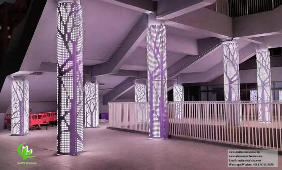 Architectural Aluminium Columns for Facades & Exterior Structures