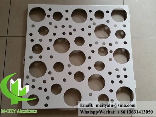 Tree design Aluminum panels for hotel facade customized metal sheet manufacturer