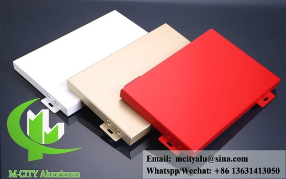 Solid aluminum panels powder coating for building wall cladding