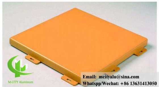 Solid aluminum panels powder coating for building wall cladding