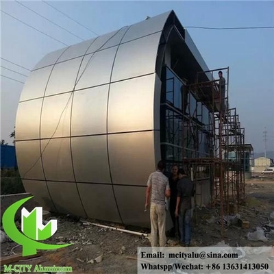 Aluminum cladding aluminum facade sheet for building wall exterior supplier