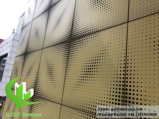 Exterior Aluminium Cladding Solid Aluminum Panel Powder Coated