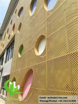 Exterior Aluminium Cladding Solid Aluminum Panel Powder Coated