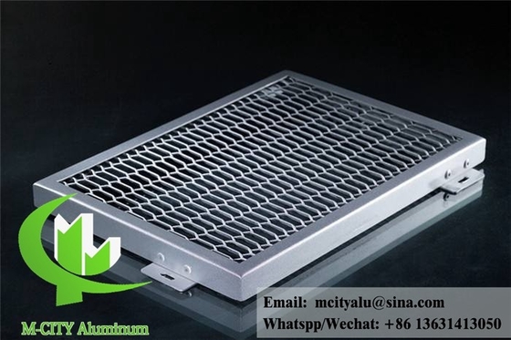 Punched Aluminium facade perforated panel for building cladding supplier