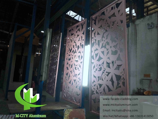 CNC aluminum sheet Architectural aluminum facade perforated wall cladding Perforated sheet