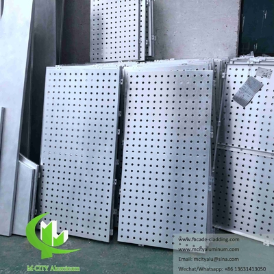 Exterior Architectural aluminum facade laser cut for wall cladding