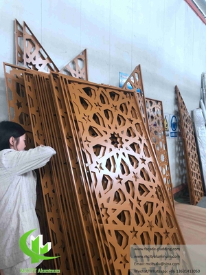 Laser Cut Decorative Facades Aluminium Panels For Mosque Muslim