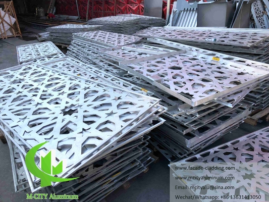 CNC Perforating Metal Screen For Wall Cladding Decoration Aluminium Sheet