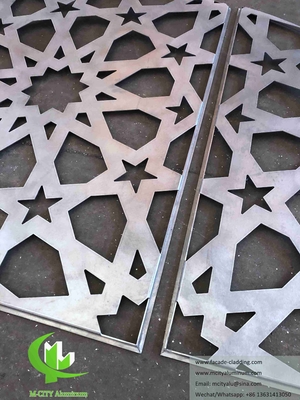 CNC Perforating Metal Screen For Wall Cladding Decoration Aluminium Sheet