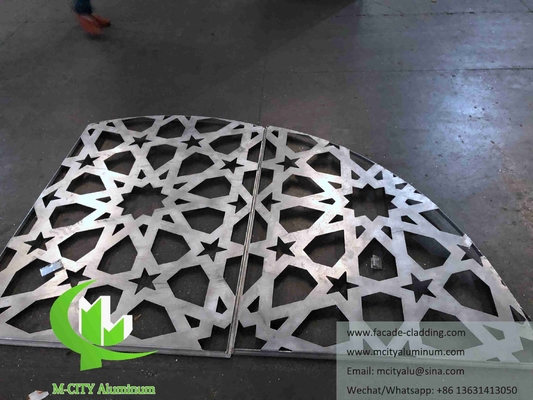 Exterior Architectural aluminum panels for ceiling perforated powder coated