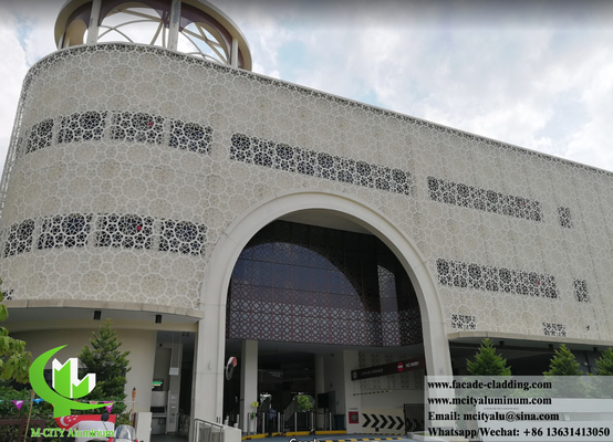 Solid Aluminum Panel Projects With Anti-Corrosion Perforated Aluminum Facade