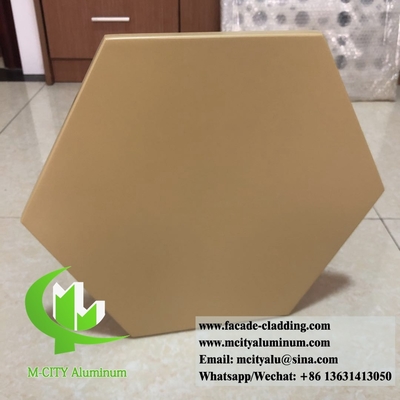 Exterior Architectural aluminum panels for ceiling perforated powder coated