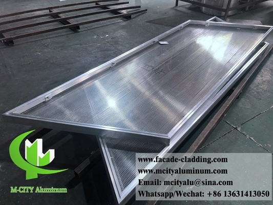 aluminum laser cut sheet Architectural aluminum facade laser cut for curtain  wall