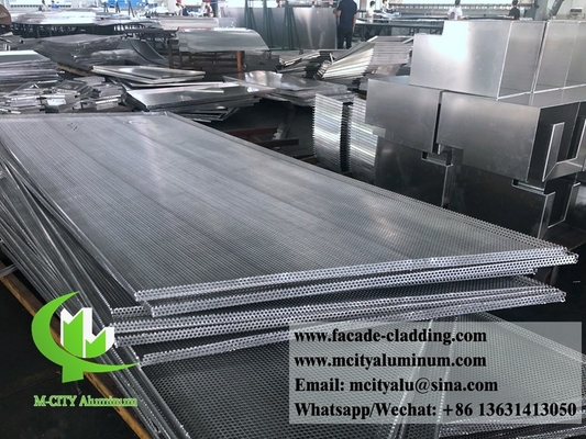 Metal exterior aluminum laser cut sheet Architectural aluminum facade