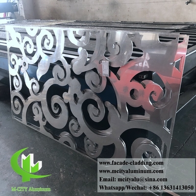 Aluminum panels for hotel facade customized metal sheet manufacturer