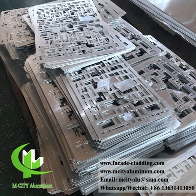 Aluminum panels for hotel facade customized metal sheet manufacturer