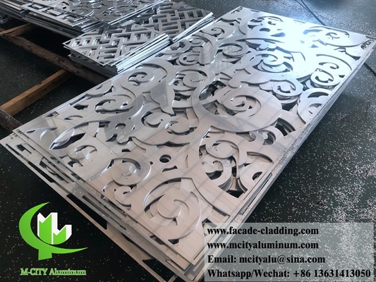 Metal exterior aluminum laser cut sheet Architectural aluminum facade laser cut for curtain  wall supplier